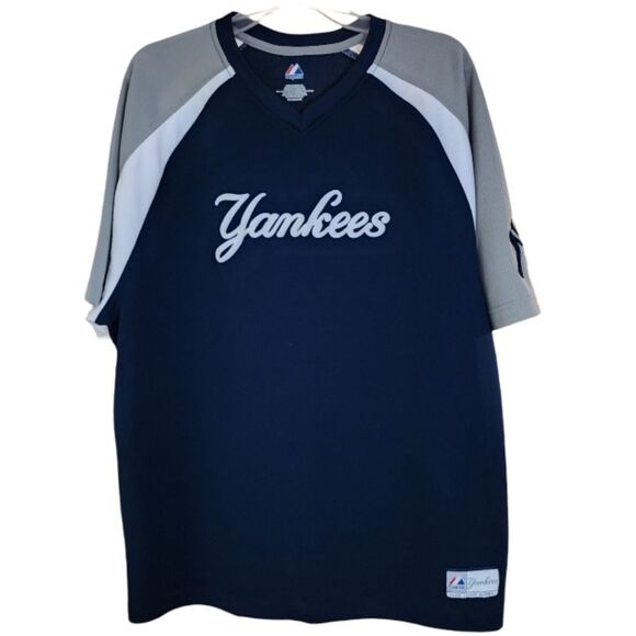 Vintage Majestic Yankees Jersey Men's 2XL - Picture 1 of 8